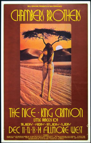 Two David Singer Designed Fillmore West Bill Graham Presents Posters