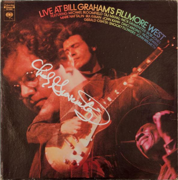 Nick Gravenites Signed "Live At Bill Grahams Fillmore West" Album