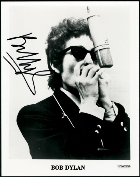 Bob Dylan Signed Photograph