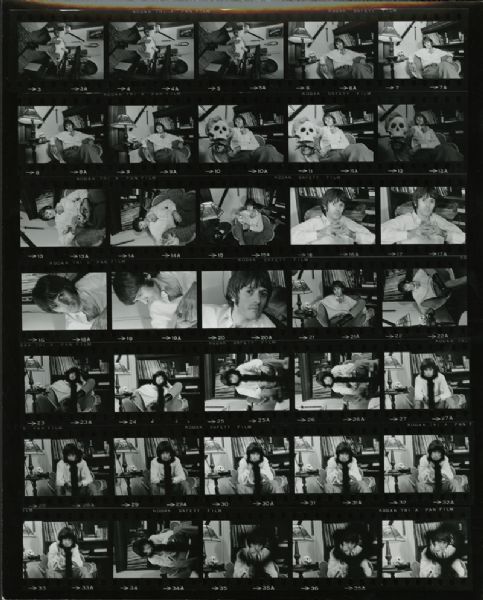 Jefferson Airplane Original Vintage Stamped Contact Sheets by Jim Marshall