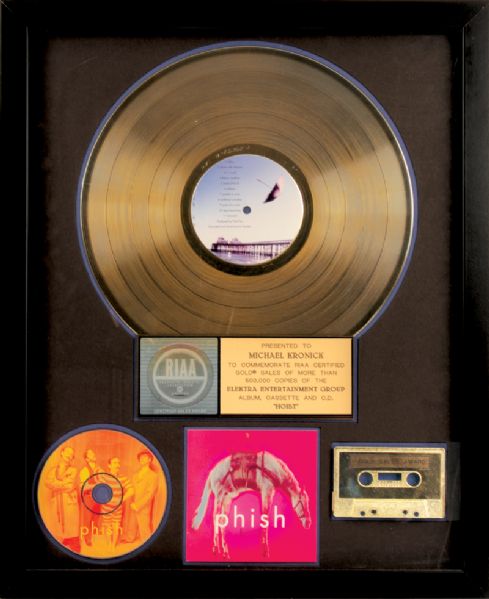 Phish "Hoist" RIAA Gold Record Award 