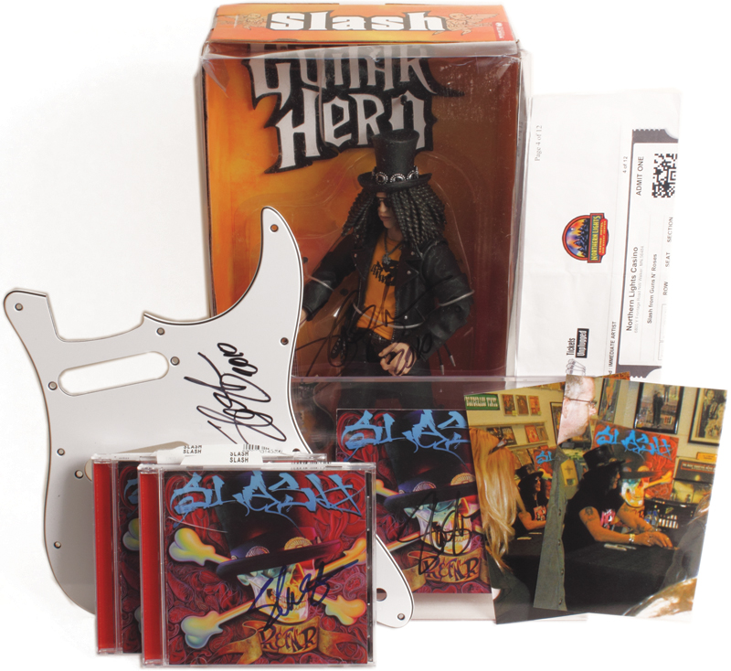 Lot Detail - Guns âNâ Roses Slash Signed Collection