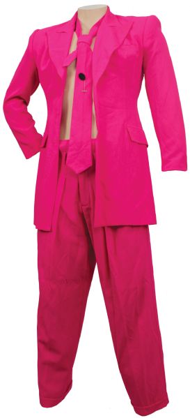 Elton John Stage Worn Pink Suit