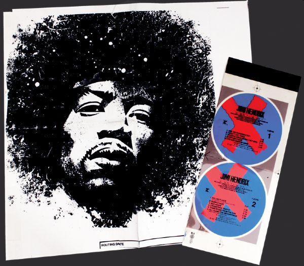Jimi Hendrix "Kiss The Sky" CD Artwork