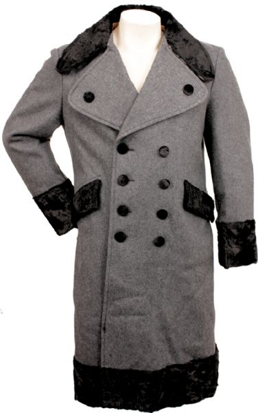 Elvis Presley Owned and Worn “Superfly” Long Coat with Faux Fur Trim