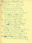 John Lennon Handwritten "The National Health Cow" Poem  Draft