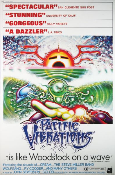 Original Rick Griffin Pacific Vibrations Movie Poster
