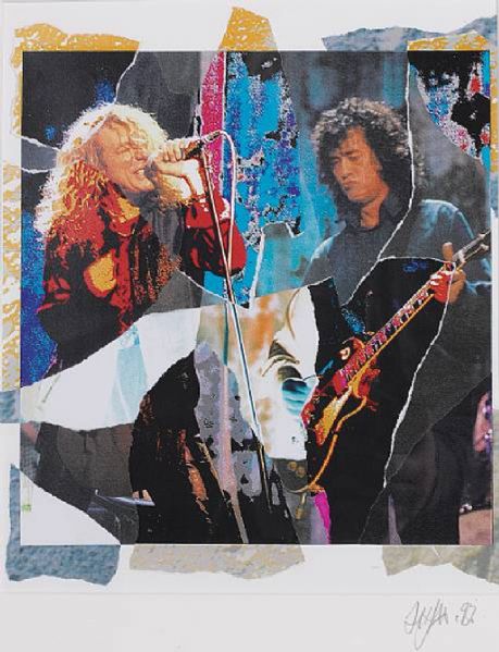 Original Artwork for Jimmy Page & Robert Plant 1995 World Tour