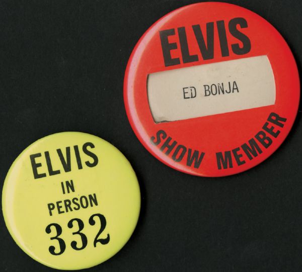 Elvis Presley Crew Member Buttons