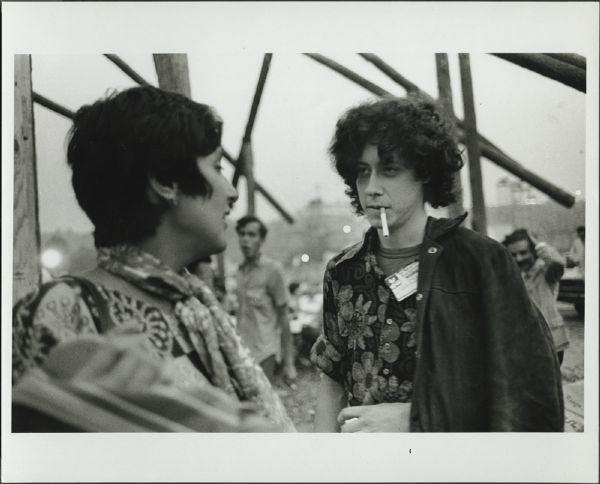 Arlo Guthrie & Joan Baez at Woodstock Original Vintage Stamped Jim Marshall Photograph