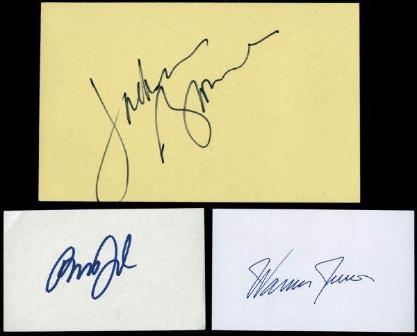 Jackson Brown, Billy Joel and Warren Zevon Signatures