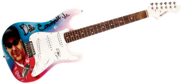 Dale Earnhardt Signed Electric Guitar