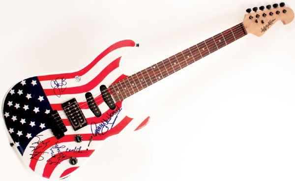 Lynyrd Skynyrd Signed Electric Guitar