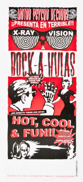 X-Ray Vision/Rock-A-Hulas Original Poster