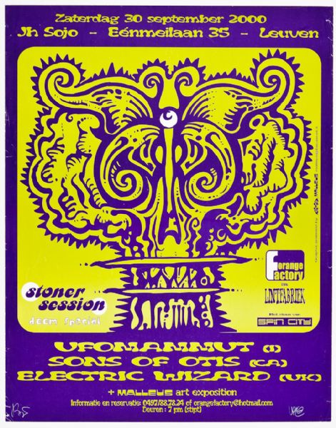 UFOmammut/Sons of Otis/Electric Wizard Original Poster