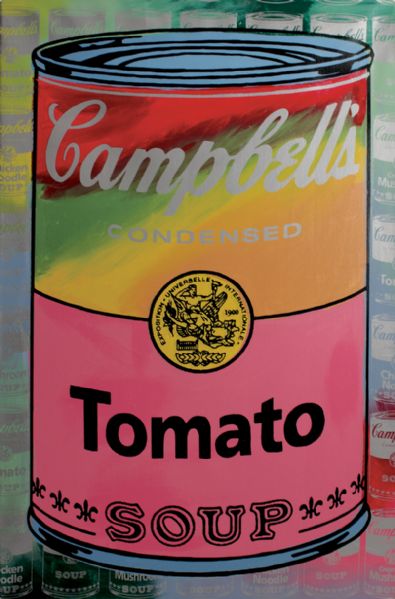 Steve Kaufman Limited Edition Original Hand Painted Campbell’s Soup Artwork 