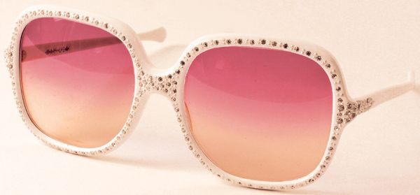Elton John Custom Made Rhinestone Sunglasses