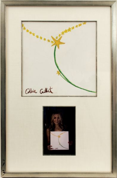 Colbie Caillat Signed Original Hand-Drawn Painting