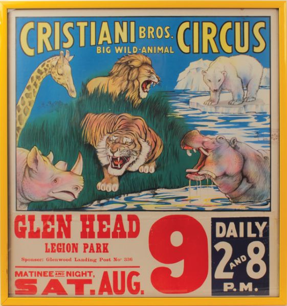 Rare Early 1900s Vintage Circus Poster Collection  