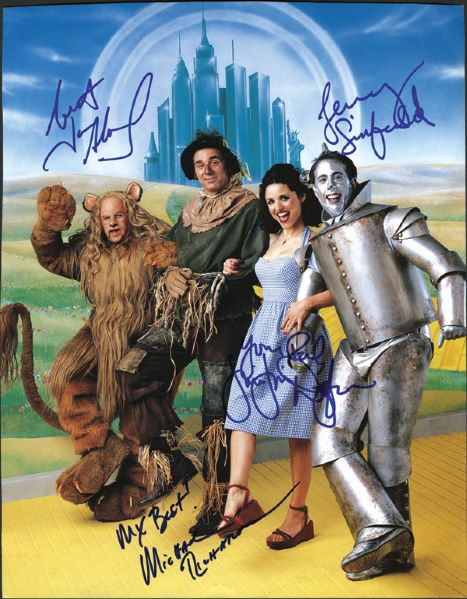 Seinfeld Rare Cast Signed "Wizard of Oz" and "Soup Nazi" Ladle