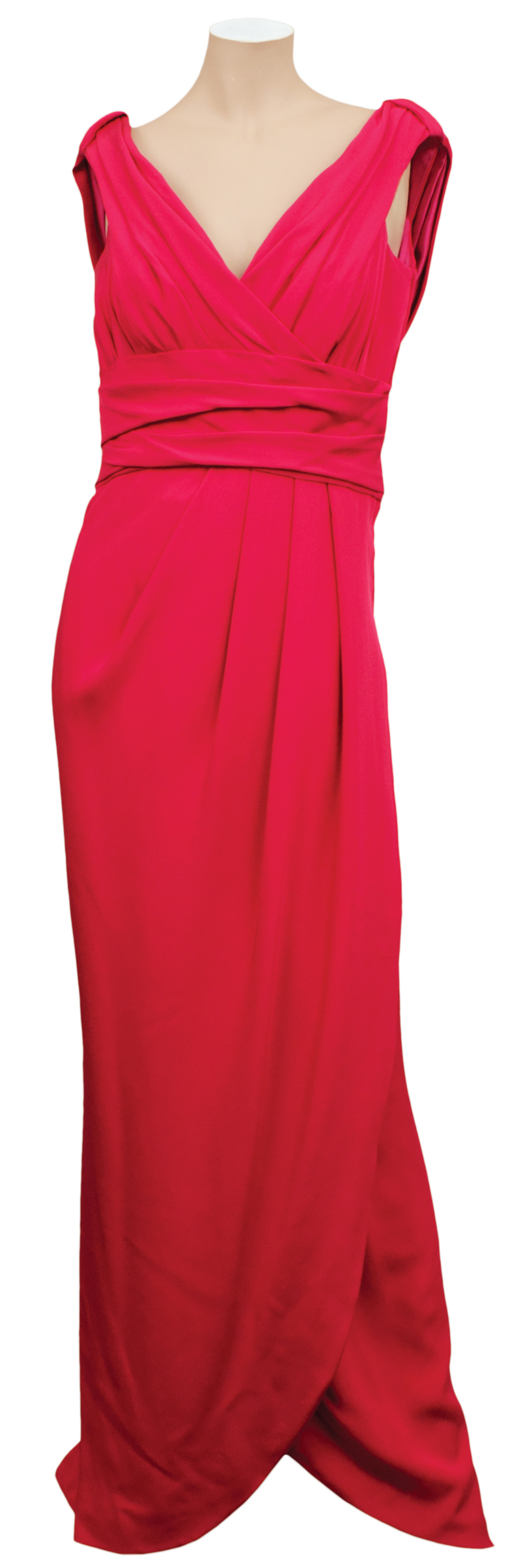 Lot Detail - Princess Diana Worn Fuchsia Pink Evening Dress by Victor ...