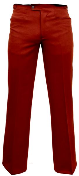 Elvis Presley Owned and Worn Wine Colored Pants