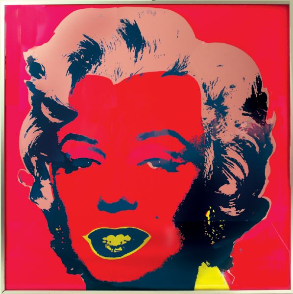 Andy Warhol Original Red Marilyn Monroe "Sunday Be Morning" Edition Screen Print 