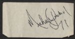Michael Jackson 1974 Autograph