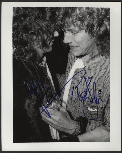 Jimmy Page and Robert Plant Signed Photograph