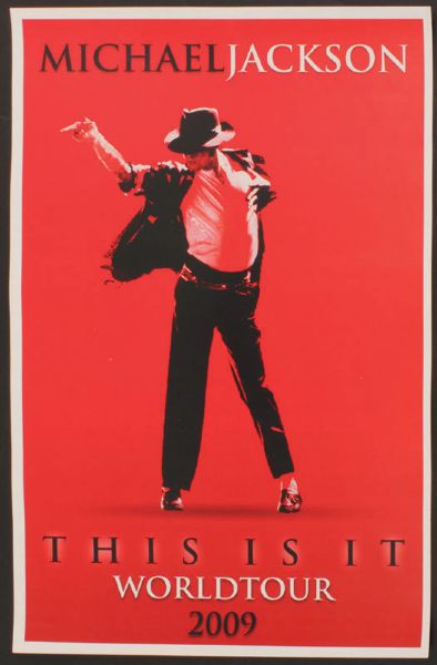 Michael Jackson 2009 World Tour Poster