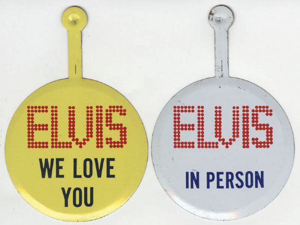 Elvis Presley Backstage Buttons