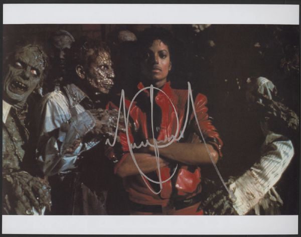 Michael Jackson Signed Photograph