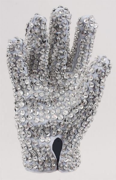Michael Jackson Worn White Swarovski Glove