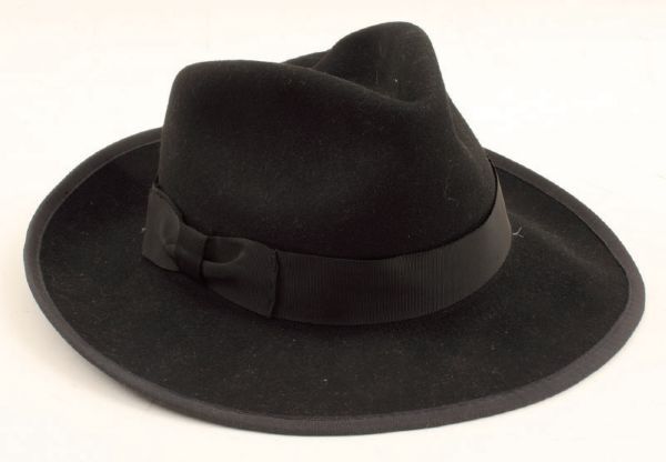 Michael Jackson Worn Black Fedora