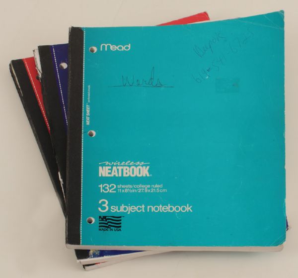 Michael Jackson Annotated Personal Notebooks