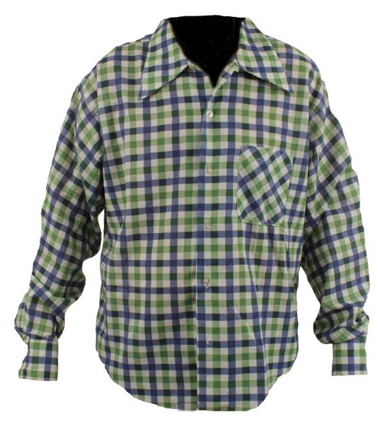 Elvis Presley 1950s Worn Plaid Shirt