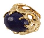 Elvis Presley Stage Worn Blue Lapis and Gold Ring
