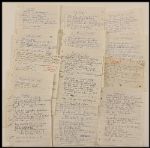 Madonna Gotham Studios Handwritten Lyrics Archive