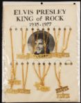 Elvis "Boxcar" 1977 Memorial Necklaces Store Display