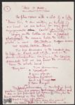 Paul McCartney Handwritten "Take It Away" Screenplay