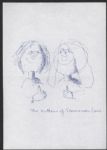 A Handwritten Poem and Drawing by Paul McCartney Titled “The Poet of Dumbwoman’s Lane”
