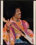 Jimi Hendrix Roberto Rabanne Stamped Original Photograph