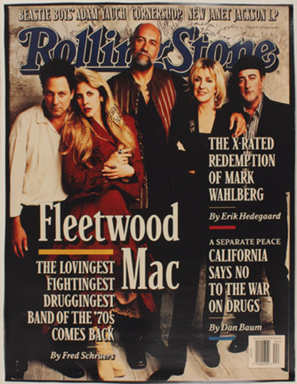 Lot Detail - Fleetwood Mac Signed Rolling Stone Magazine Original ...