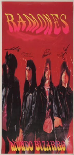 The Ramones Signed Original Promotional Poster