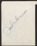John Lennon Signed Original Address Book Page