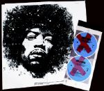 Jimi Hendrix "Kiss The Sky" Original CD Artwork