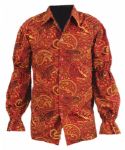 Elvis Presley Worn I.C. Costume Paisley Shirt