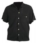 Elvis Presley Worn Black Short Sleeved Shirt