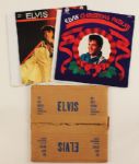 Elvis Presley Mail Order Records With Original Mailing Box 