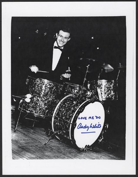 Beatles Andy White "Love Me Do" Signed Photograph
